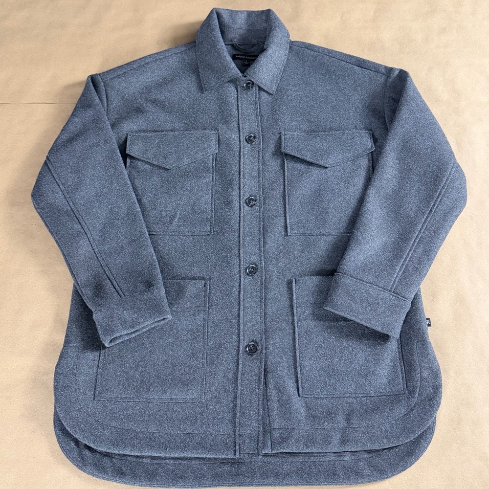 Banana Republic | Gray Utility Jacket | Brushed Polyester | Small | NWOT